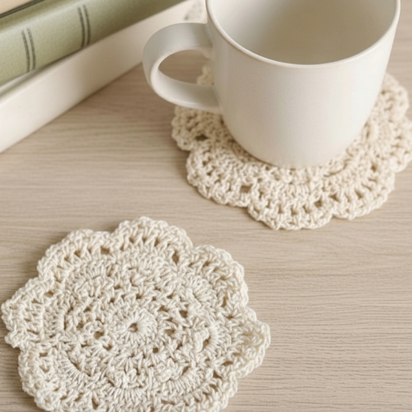 Crochet Coasters X4 photo 2