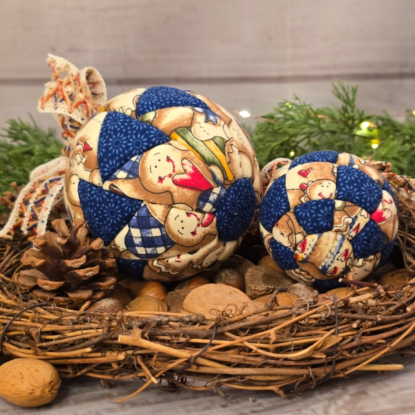 Christmas Ball Gingerbread Blue photo 3